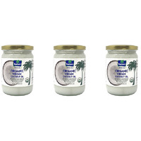 Pack of 3 - Parachute Organic Virgin Coconut Oil - 473 Ml (16 Fl Oz)