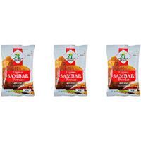 Pack of 3 - 24 Mantra Organic Sambar Powder - 100 Gm (3.5 Oz)