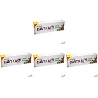 Pack of 4 - Patanjali Dant Kanti Natural Toothpaste - 200 Gm (7 Oz)