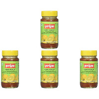 Pack of 4 - Priya Lime Pickle Without Garlic - 300 Gm (10.58 Oz)