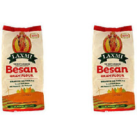 Pack of 2 - Laxmi Freshly Milled Besan - 4 Lb (1.81 Kg)