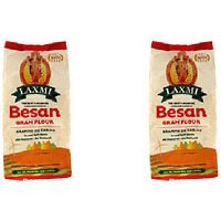 Pack of 2 - Laxmi Freshly Milled Besan - 4 Lb (1.81 Kg) [Fs]