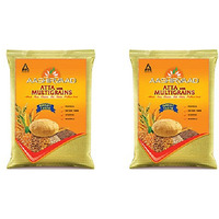Pack of 2 - Aashirvaad Atta With Multigrains - 1 Kg (2.2 Lb)