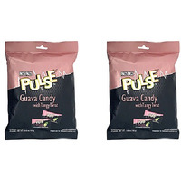 Pack of 2 - Pass Pass Pulse Raw Guava Candy 25 Pc - 100 Gm (3.5 Oz)