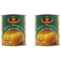 Pack of 2 - Deep Alphonso Mango Pulp - 850 Gm (1.87 Lb)