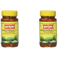 Pack of 2 - Priya Mango Pickle Without Garlic - 300 Gm (10.58 Oz)