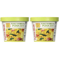 Pack of 2 - Deep X-Press Meals Khatta Mitha Poha Sev - 110 Gm (3.8 Oz)