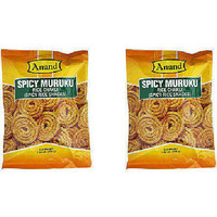 Pack of 2 - Anand Spicy Muruku - Rice Chakli - 7 Oz (200 Gm)