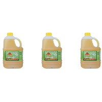 Pack of 3 - Chettinad Kachi Ghani Groundnut Oil Wood Cold Pressed - 1 L (33.8 Fl Oz)