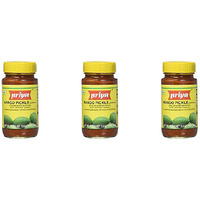 Pack of 3 - Priya Mango Pickle Without Garlic - 300 Gm (10.58 Oz)