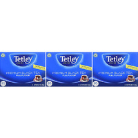 Pack of 3 - Tetley Premium Black Tea 80 Bags  - 240 Gm (8.46 Oz)