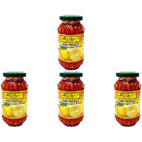 Pack of 4 - Mother's Recipe Lime Pickle South Indian Style - 400 Gm (14.1 Oz) [Buy 1 Get 1 Free]