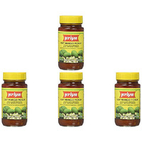Pack of 4 - Priya Cut Mango Pickle Without Garlic - 300 Gm (10.6 Oz) [50% Off]