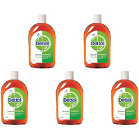 Pack of 5 - Dettol Antiseptic Disinfectant Liquid - 250 Ml (8.45 Fl Oz)