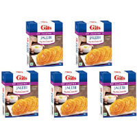 Pack of 5 - Gits Jalebi Mix With Maker - 100 Gm (3.5 Oz)