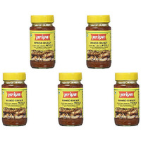 Pack of 5 - Priya Mango Ginger Pickle Without Garlic - 300 Gm (10.58 Oz)