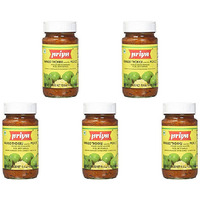 Pack of 5 - Priya Mango Thokku Pickle With Garlic - 300 Gm (10.58 Oz)
