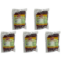 Pack of 5 - Telugu Sambhar Whole Chilli Round Mundu Chilli - 200 Gm (7 Oz)