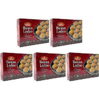 Pack of 5 - Haldiram's Besan Ladoo - 400 Gm (14.1 Oz)