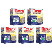 Pack of 5 - Manna Pearled Unpolished Ethnic Millets Barnyard Millet - 500 Gm (1.1 Lb)