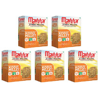 Pack of 5 - Manna Pearled Unpolished Ethnic Millets Kodo Millet - 500 Gm (1.1 Lb)