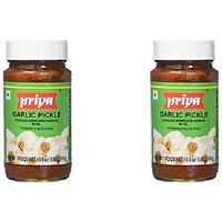 Pack of 2 - Priya Garlic Pickle - 300 Gm (10.6 Oz)