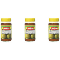 Pack of 3 - Priya Amla Pickle Without Garlic - 300 Gm (10.58 Oz)