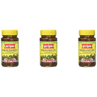 Pack of 3 - Priya Gongura Onion Pickle Without Garlic - 300 Gm (10.58 Oz) [50% Off]