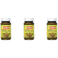 Pack of 3 - Priya Gongura Red Chilli Pickle With Garlic - 300 Gm (10.58 Oz)