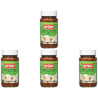 Pack of 4 - Priya Garlic Pickle - 300 Gm (10.6 Oz)