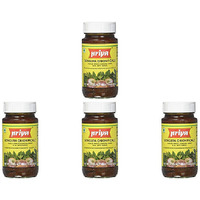 Pack of 4 - Priya Gongura Onion Pickle With Garlic - 300 Gm (10.58 Oz) [Fs]