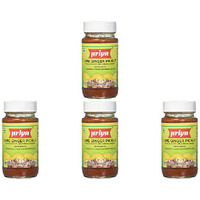 Pack of 4 - Priya Lime Ginger With Garlic Pickle - 300 Gm (10.58 Oz)