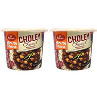 Pack of 2 - Haldiram's Minute Khana Choley Chawal Cup - 105 Gm (3.7 Oz)