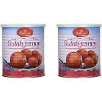 Pack of 2 - Haldiram's Gulab Jamun Can - 1 Kg (2.2 Lb)