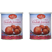 Pack of 2 - Haldiram's Gulab Jamun Can - 1 Kg (2.2 Lb)