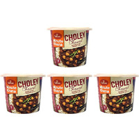 Pack of 4 - Haldiram's Minute Khana Choley Chawal Cup - 105 Gm (3.7 Oz)