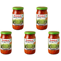 Pack of 5 - Bedekar Mango Pickle - 400 Gm (14 Oz)