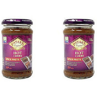 Pack of 2 - Patak's Hot Curry Spice Paste - 10 Oz (283 Gm)