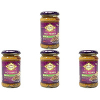 Pack of 4 - Patak's Hot Mixed Pickle - 10 Oz (283 Gm)