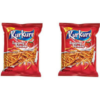 Pack of 2 - Kurkure Naughty Tomato - 90 Gm  (3.17 Oz)