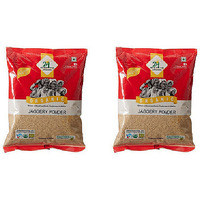 Pack of 2 - 24 Mantra Organic Jaggery Powder - 1 Lb (454 Gm)