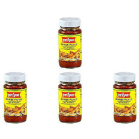 Pack of 4 - Priya Ginger Pickle With Garlic - 300 Gm (10.58 Oz)
