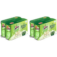 Pack of 2 - Mtr 6 Pack Cans Badam Drink Cardamom - 180 Ml (6.08 Oz) [Fs]