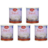 Pack of 5 - Haldiram's Rasgulla Can - 1 Kg (35.27 Oz)