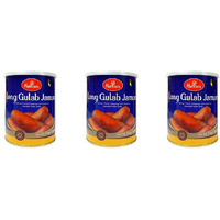 Pack of 3 - Haldiram's Long Gulab Jamun Can - 1 Kg (35.27 Oz)