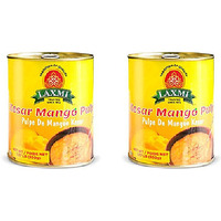 Pack of 2 - Laxmi Kesar Mango Pulp - 850 Gm (1.87 Lb)