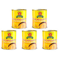 Pack of 5 - Laxmi Kesar Mango Pulp - 850 Gm (1.87 Lb)