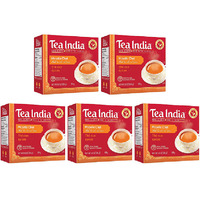 Pack of 5 - Tea India Masala Chai Tea 80 Ct - 182 Gm (6.43 Oz)