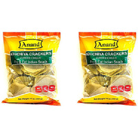 Pack of 2 - Anand Khichiya Crackers Green Chilli - 14 Oz (400 Gm)