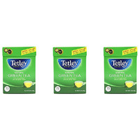 Pack of 3 - Tetley Green Tea 72 Bags - 5 Oz (144 Gm)